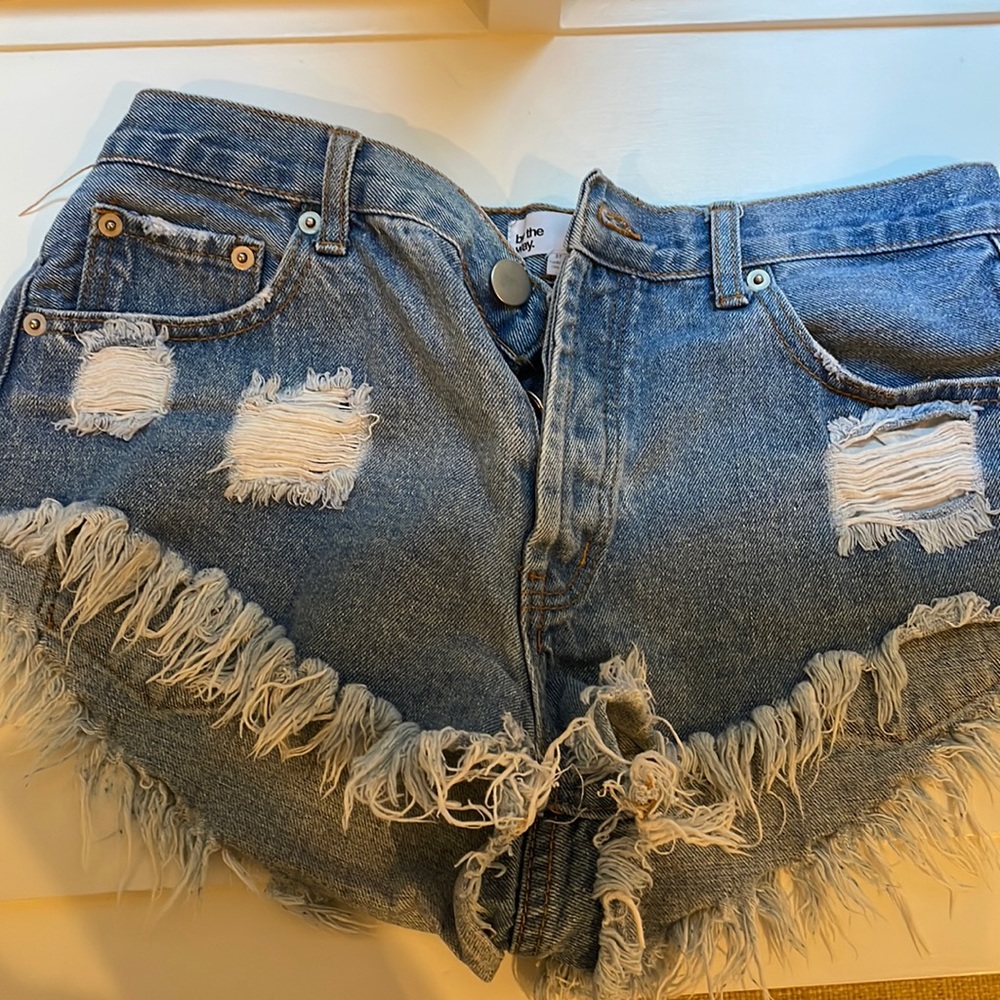 By the way. Jean shorts